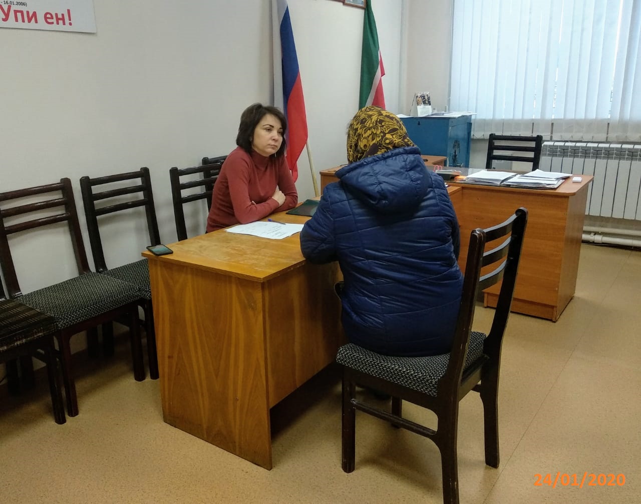 Передвижная клиентская служба в селах Дрожжановского района