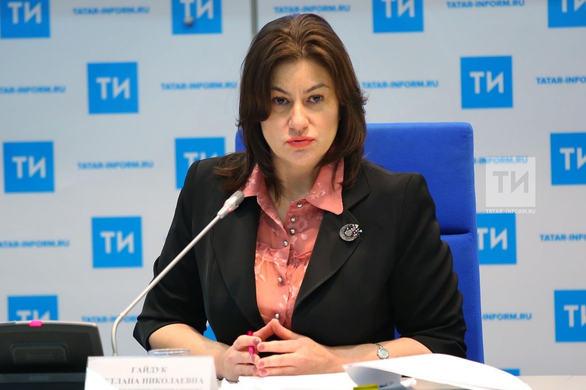 Светлана Гайдук приняла участие в пресс-конференции