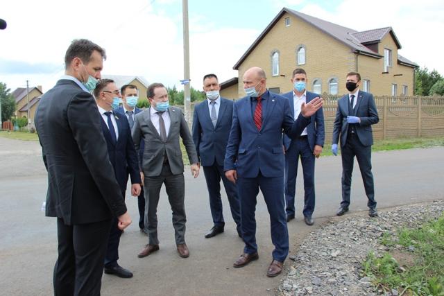 Эдуард Вафин принял участие в церемонии открытия новой автодороги курируемого от Кабинета Министров РТ Тукаевского район