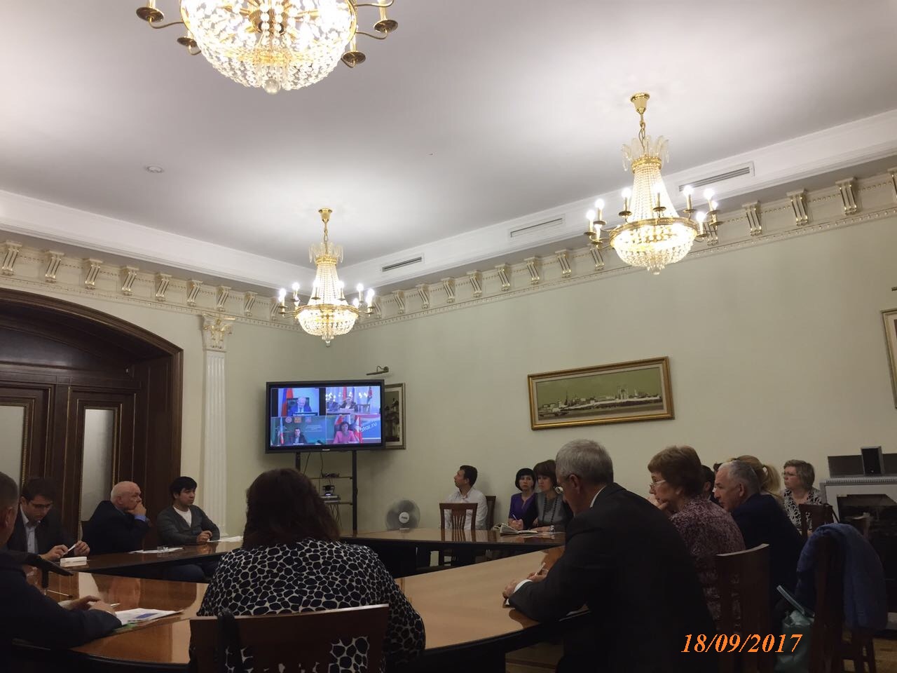 Участие в видеоконференции