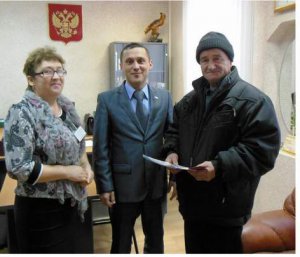 Вручение пенсионных удостоверений
