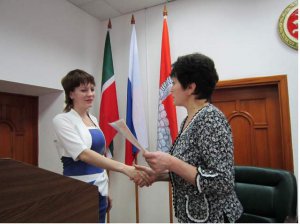 Торжественное вручение сертификатов материнского капитала