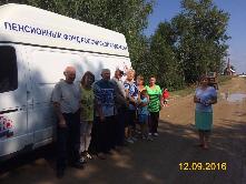 Передвижная клиентская служба ПФР работает в Менделеевском районе