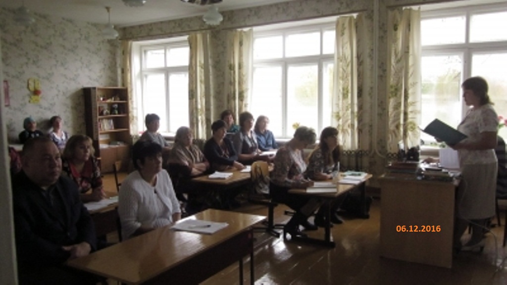 Участие в педсовете