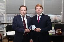 Встреча Эдуарда Вафина с Управляющим Отделением Фонда социального страхования по Республике Татарстан