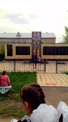 Участие в митинге, посвященном дню победы