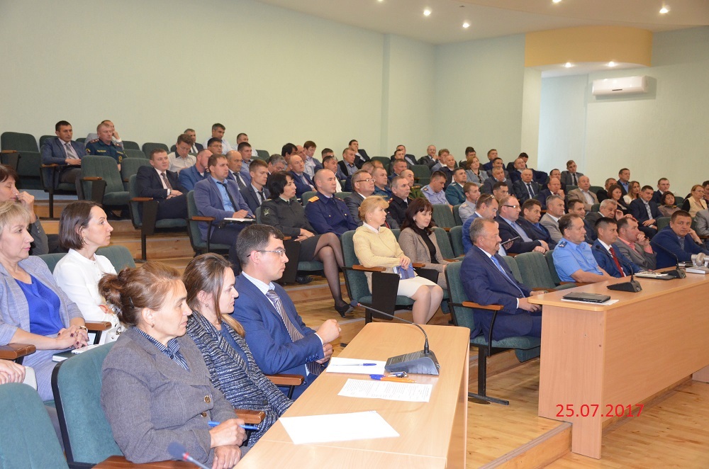 Совещание с активом района