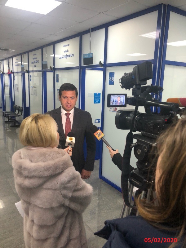 Интервью городским телеканалам