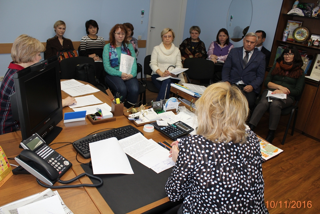 Учебный семинар «Организация подготовительных работ по назначению пенсий в электронной форме» с предприятиями Авиастроительного района.