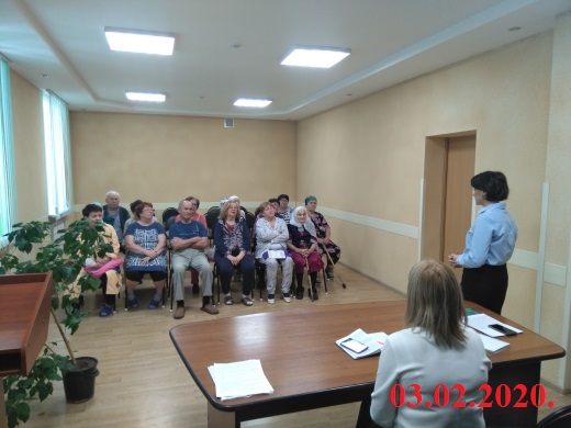Очередная встреча с пенсионерами в реабилитационном  центре «Балкыш»