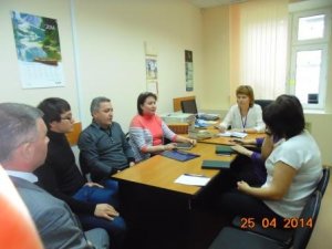 Проведение рабочей встречи со специалистами