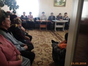 Встреча  руководства района в ЦСОН «Забота»