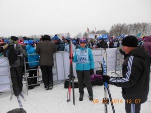 Сотрудники УПФР в Приволжском районе приняли участие в «Лыжне Татарстана – 2014»