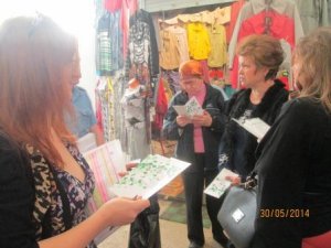 Посещение торгового центра