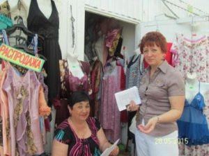 На городской рынок г.Бугульмы с разъяснениями
