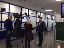 Интервью городскому телеканалу «Эфир»