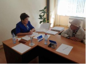 Прием населения заместителем Управляющего Отделением ПФР по РТ А.З.Валиуллиной в г. Набережные Челны