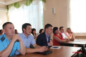 Выступление на еженедельной планерке в администрации района