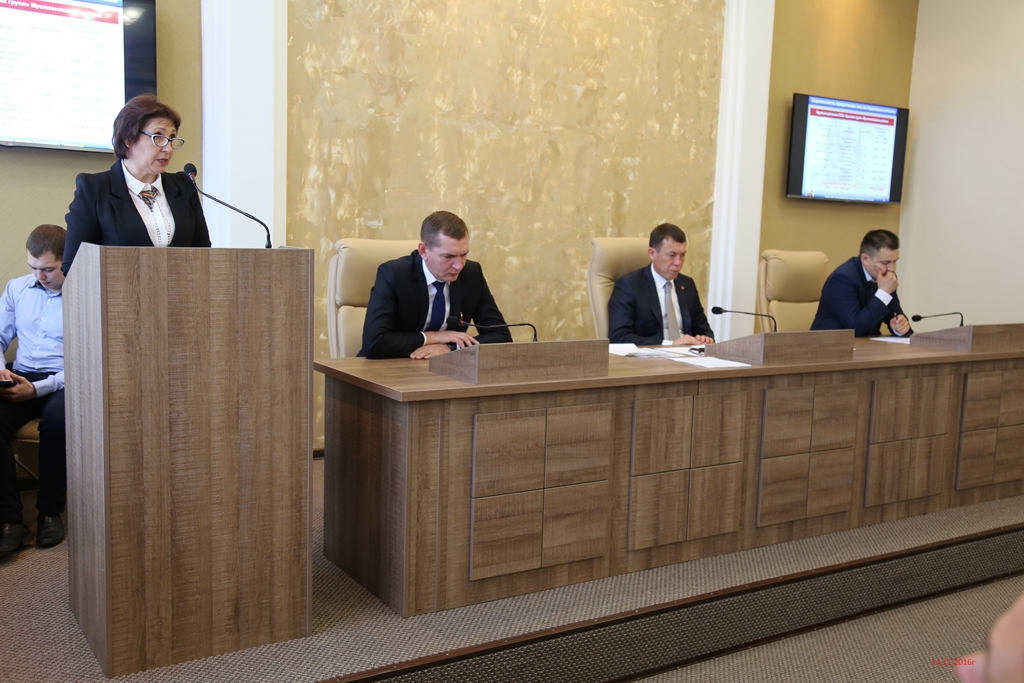 Выступление на еженедельной планерке в администрации района