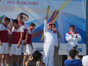 Огонь Универсиады прибыл в Апастово