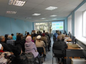 Заместитель управляющего Елена Полякова провела разъяснительное мероприятие для пенсионеров Московского района