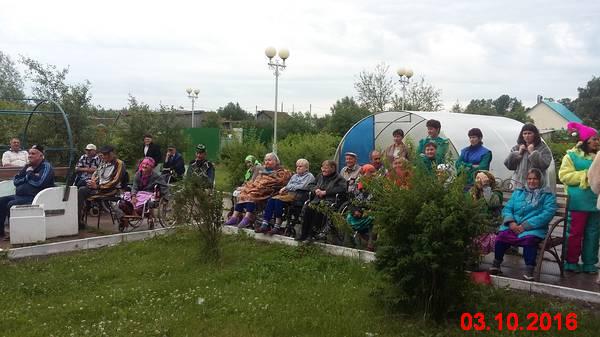 Встреча в Лесхозском доме интернате для престарелых и инвалидов