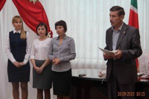 Торжественное вручение сертификатов на материнский капитал