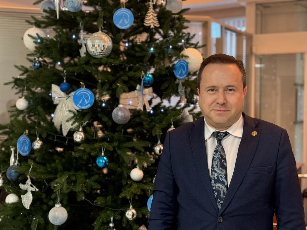 Поздравление управляющего Эдуарда Вафина с Новым годом! Поздравление управляющего Эдуарда Вафина с Новым годом!