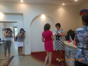 Вручение сертификатов на  МСК