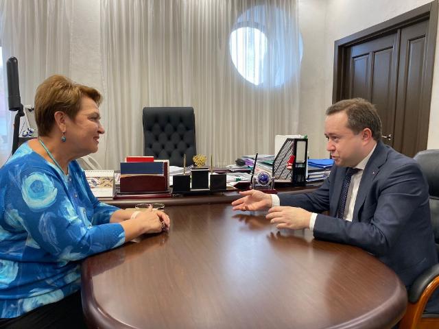 Глава татарстанского Пенсионного фонда провёл рабочую встречу с Уполномоченным по правам человека в Республике Татарстан Сарией Сабурской  