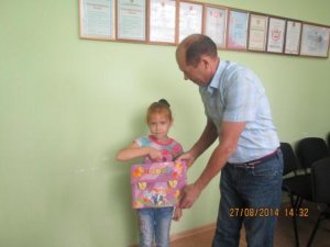 Дети сотрудников управления идут в первый класс