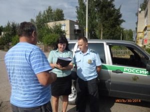 Рейды с судебными приставами