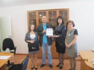 Церемония награждения победителя конкурса «Лучший страхователь 2013 года»