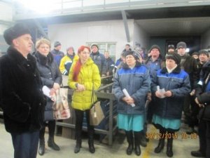 Встреча в трудовом коллективе в Лениногорске