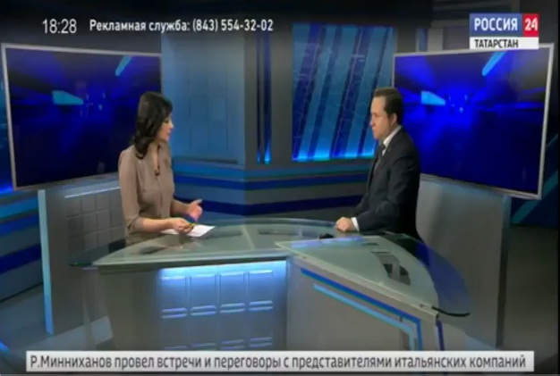 Интервью Эдуарда Вафина Телеканалу "Россия 24"