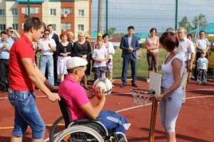 Открытие спортивных площадок