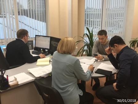 Заседание комиссии УПФР 30/01/2018
